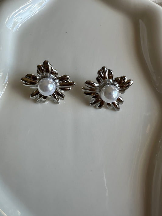 Boucles d'Oreilles Éveil Nacré