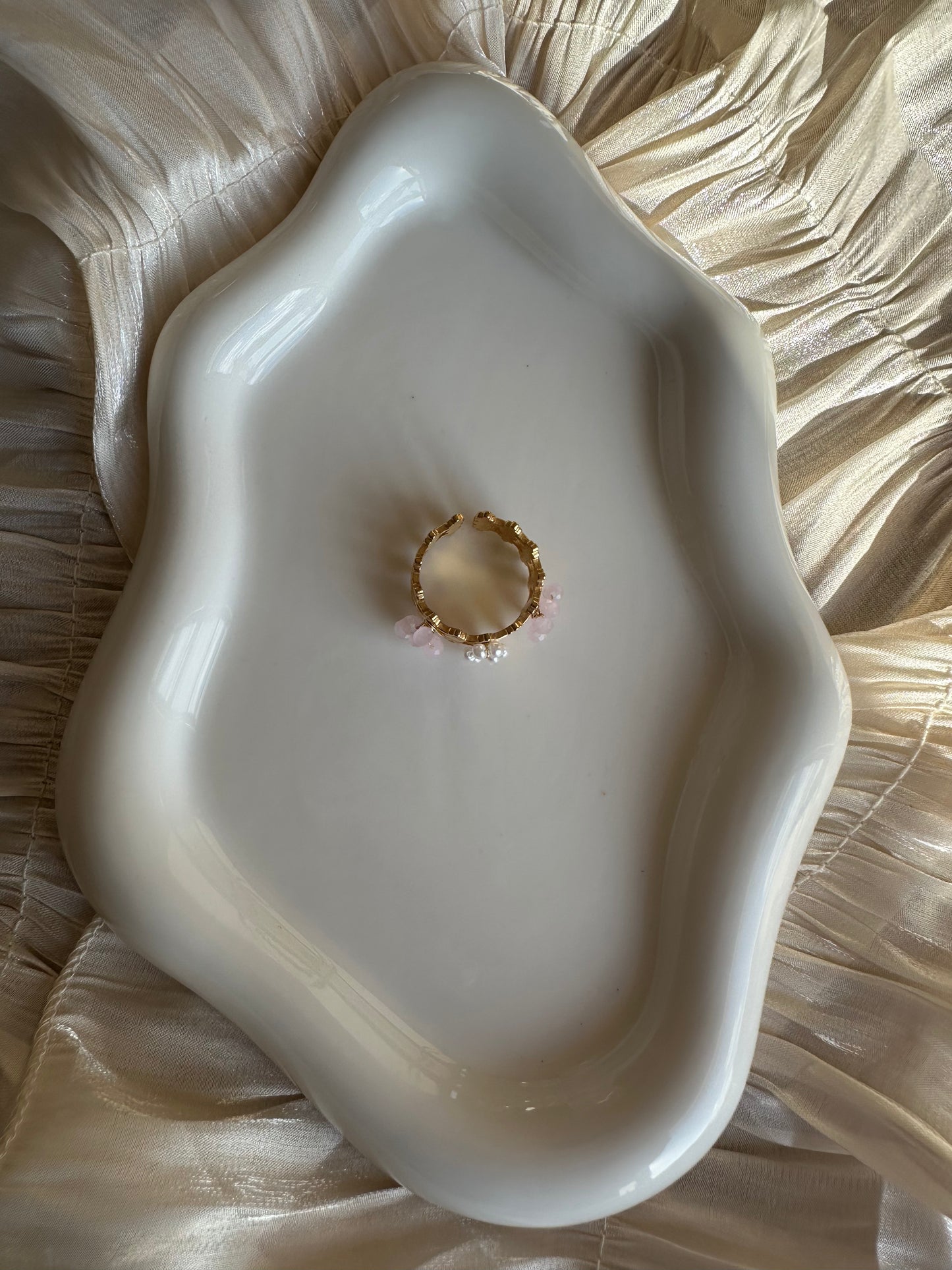 Bague Couronne d'Éclat Rosée