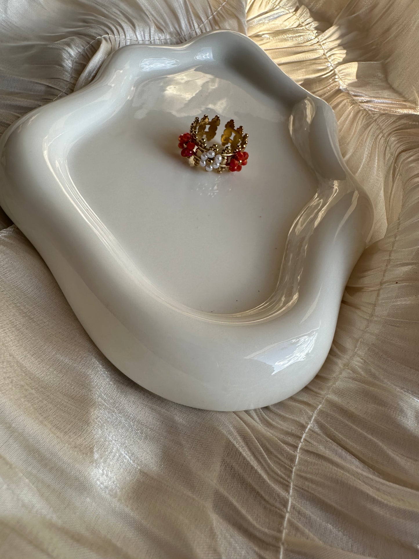 Bague Couronne Écarlate