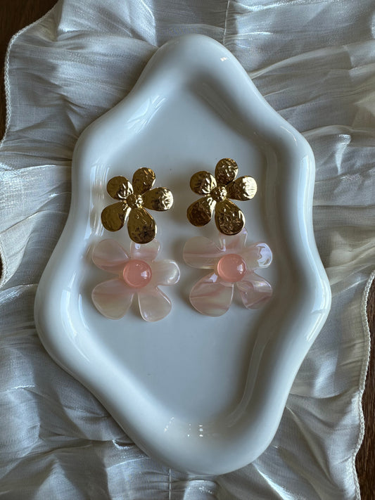 Boucles d'Oreilles Rosée d’Or