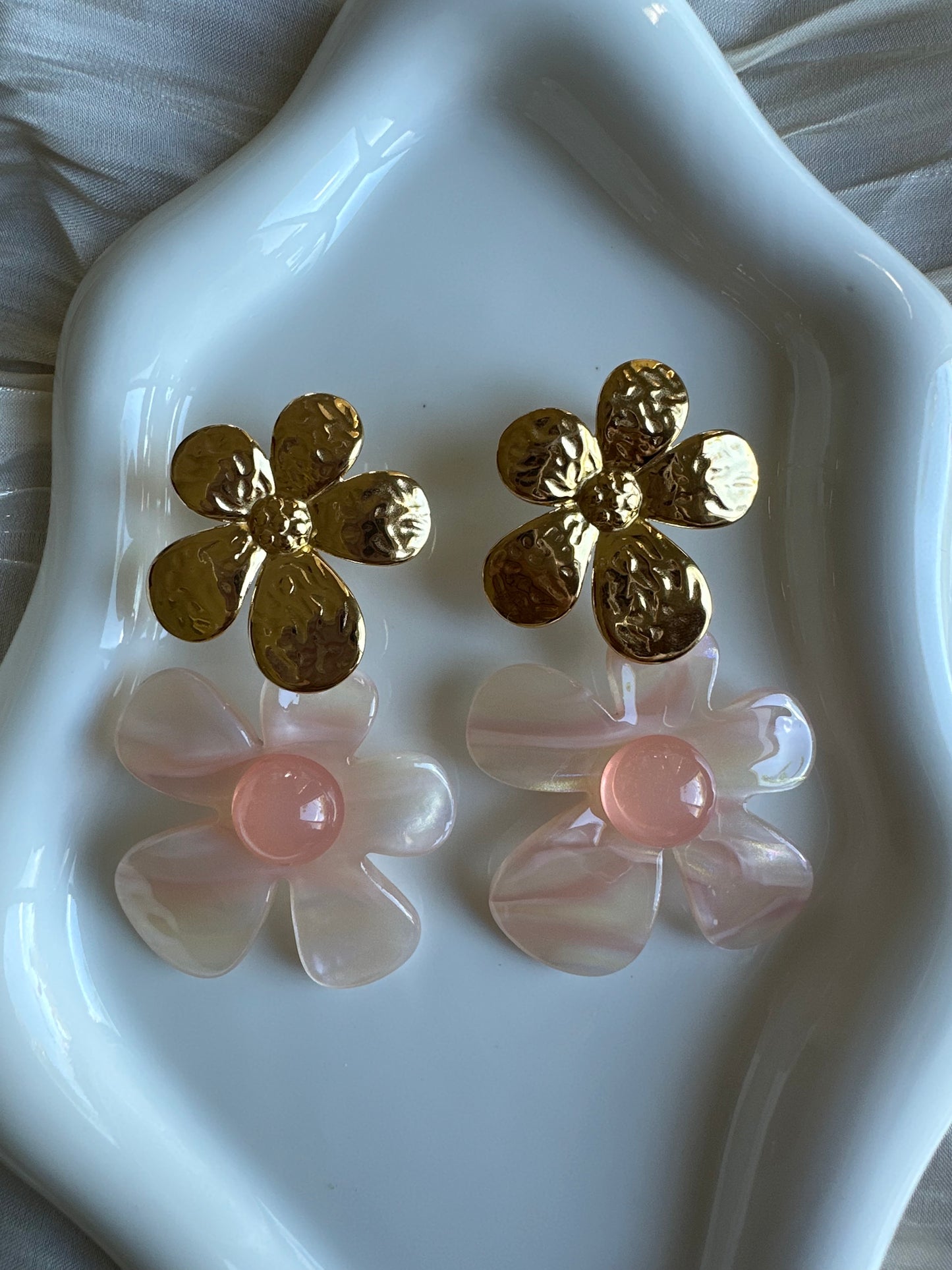 Boucles d'Oreilles Rosée d’Or