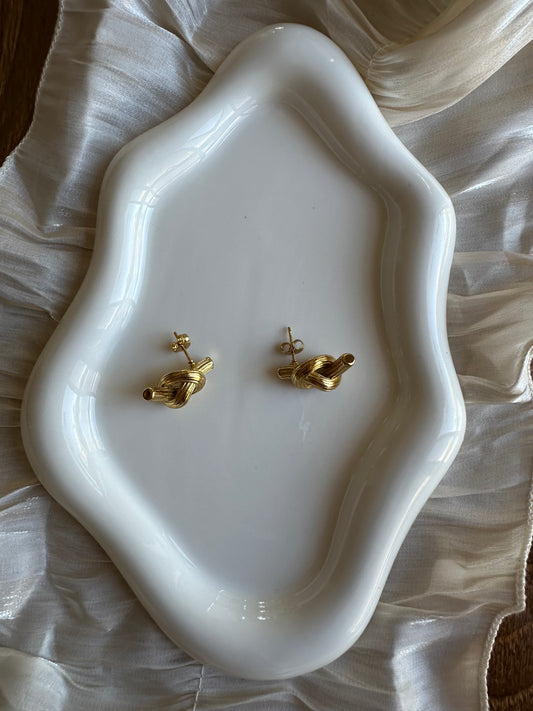 Boucles d’oreilles Nœud d’Or
