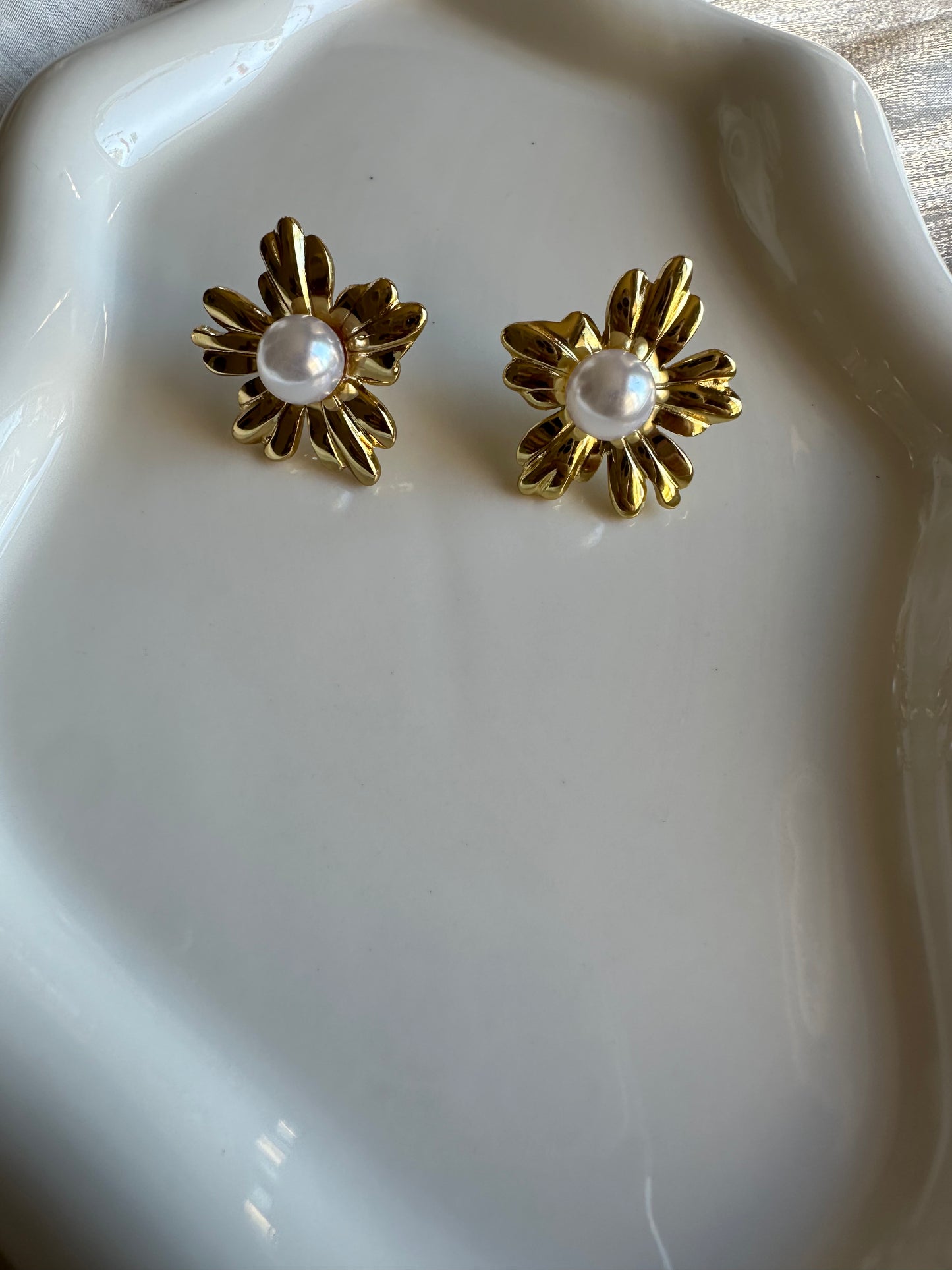 Boucles d'Oreilles Éveil Doré