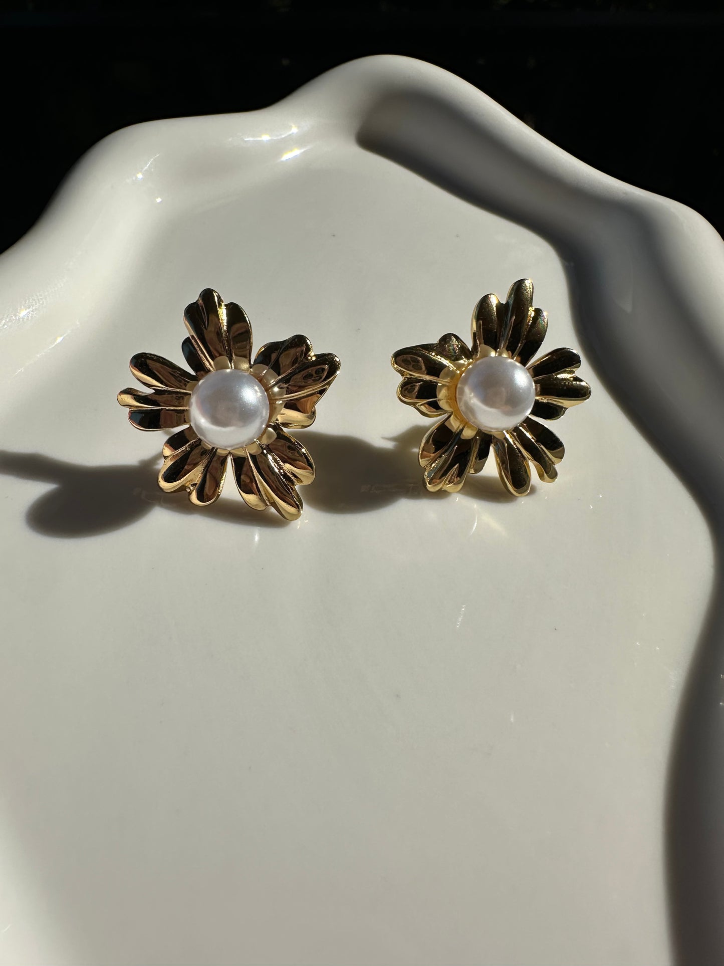 Boucles d'Oreilles Éveil Doré