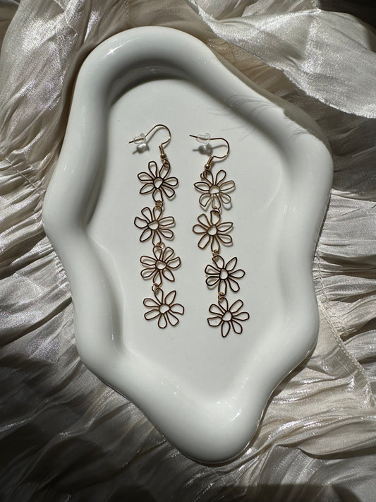 Boucles d'Oreilles Floral Cascade