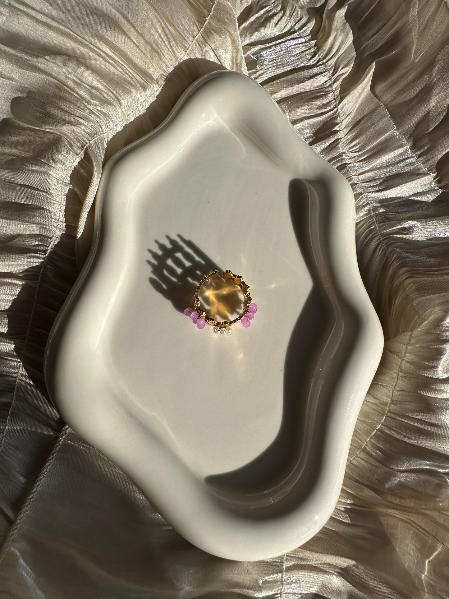 Bague Couronne Orchidée